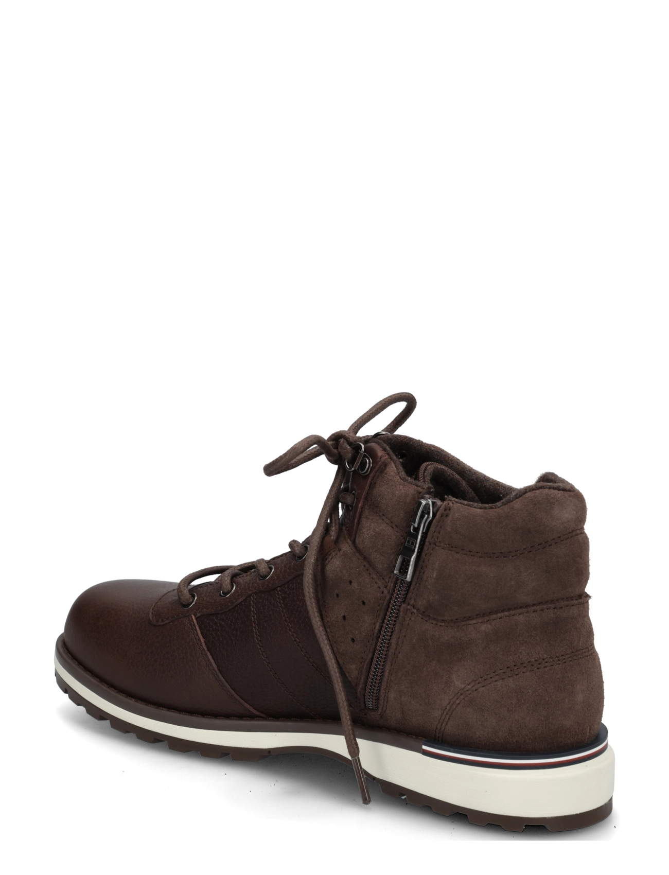 Tommy Hilfiger - CORPORATE OUTDOOR WARM LTH BOOT - schnürstiefel - cocoa - 1