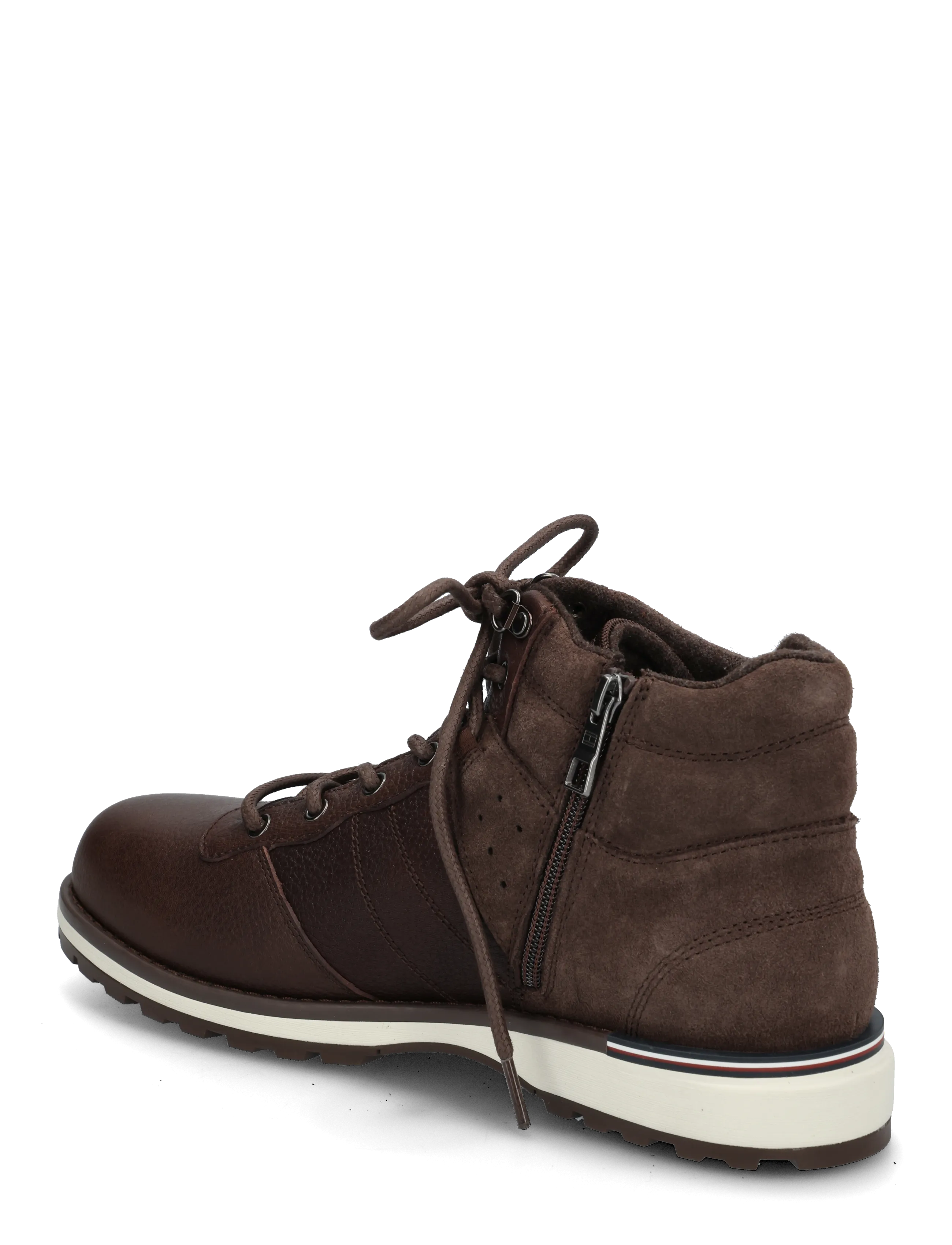 Tommy Hilfiger - CORPORATE OUTDOOR WARM LTH BOOT - snørestøvler - cocoa - 1
