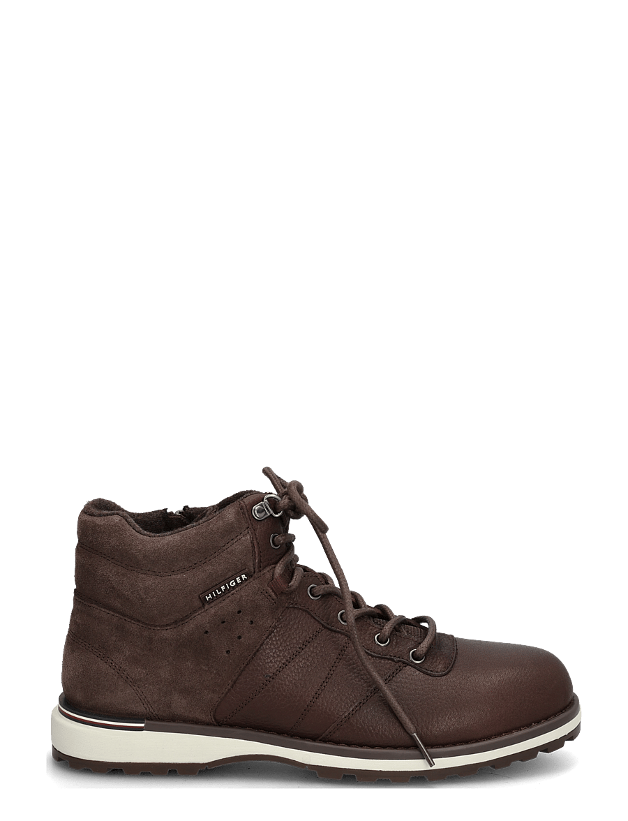 Tommy Hilfiger - CORPORATE OUTDOOR WARM LTH BOOT - schnürstiefel - cocoa - 2