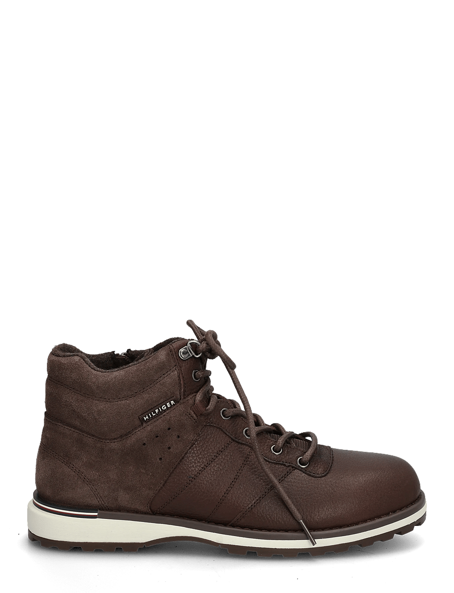 Tommy Hilfiger - CORPORATE OUTDOOR WARM LTH BOOT - schnürstiefel - cocoa - 2