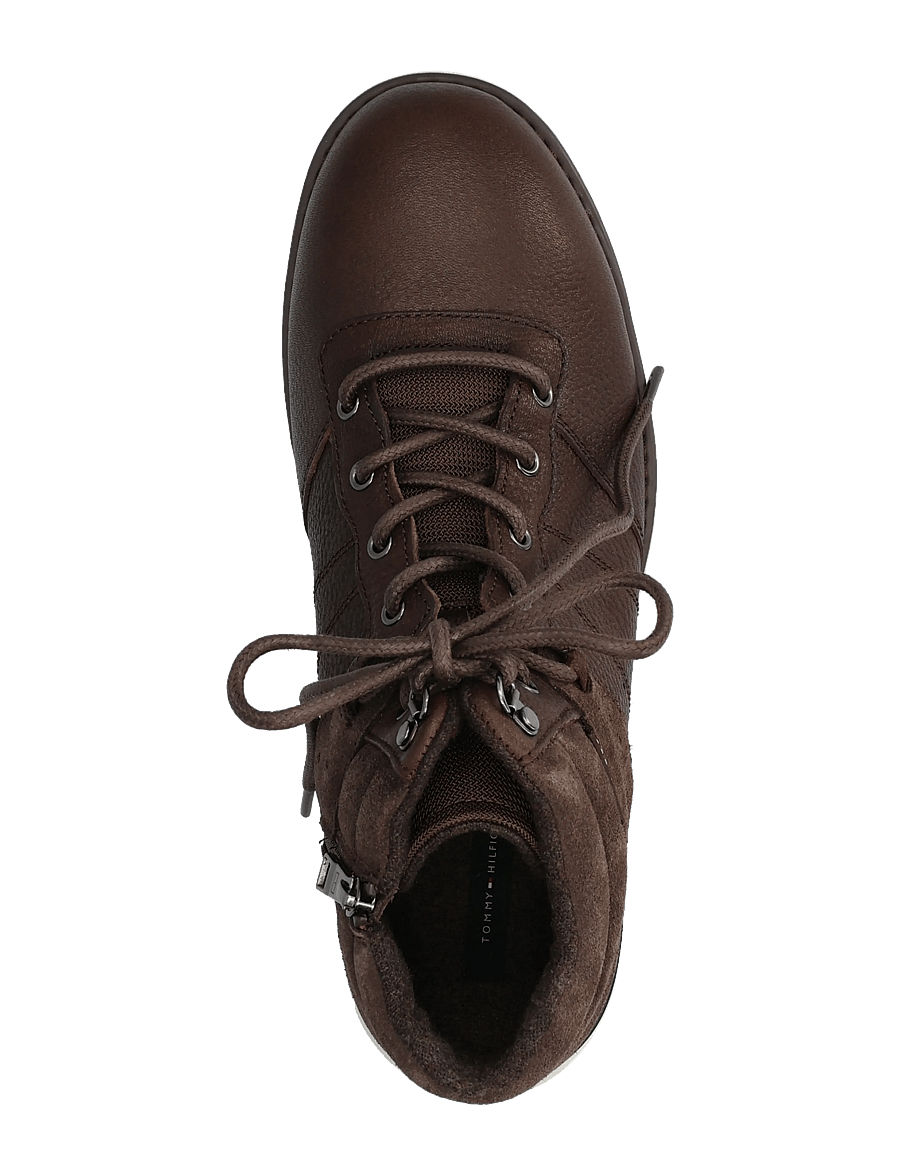 Tommy Hilfiger - CORPORATE OUTDOOR WARM LTH BOOT - schnürstiefel - cocoa - 3