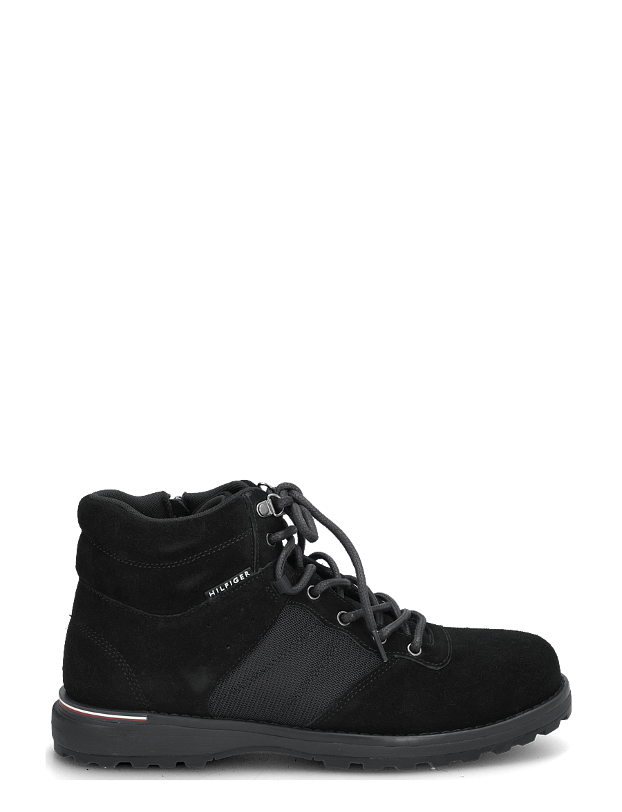 Tommy Hilfiger - CORPORATE OUTDOOR SUEDE BOOT - schnürstiefel - black - 2