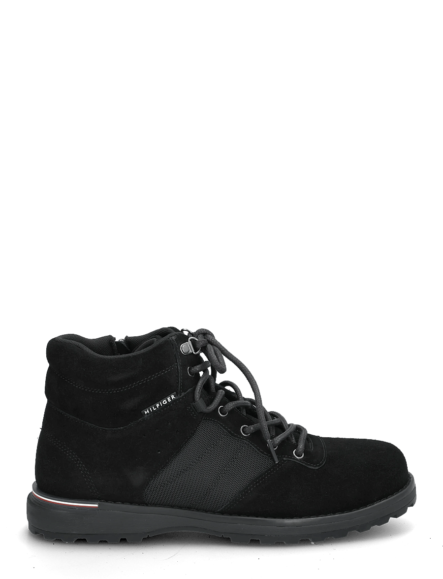 Tommy Hilfiger - CORPORATE OUTDOOR SUEDE BOOT - schnürstiefel - black - 2