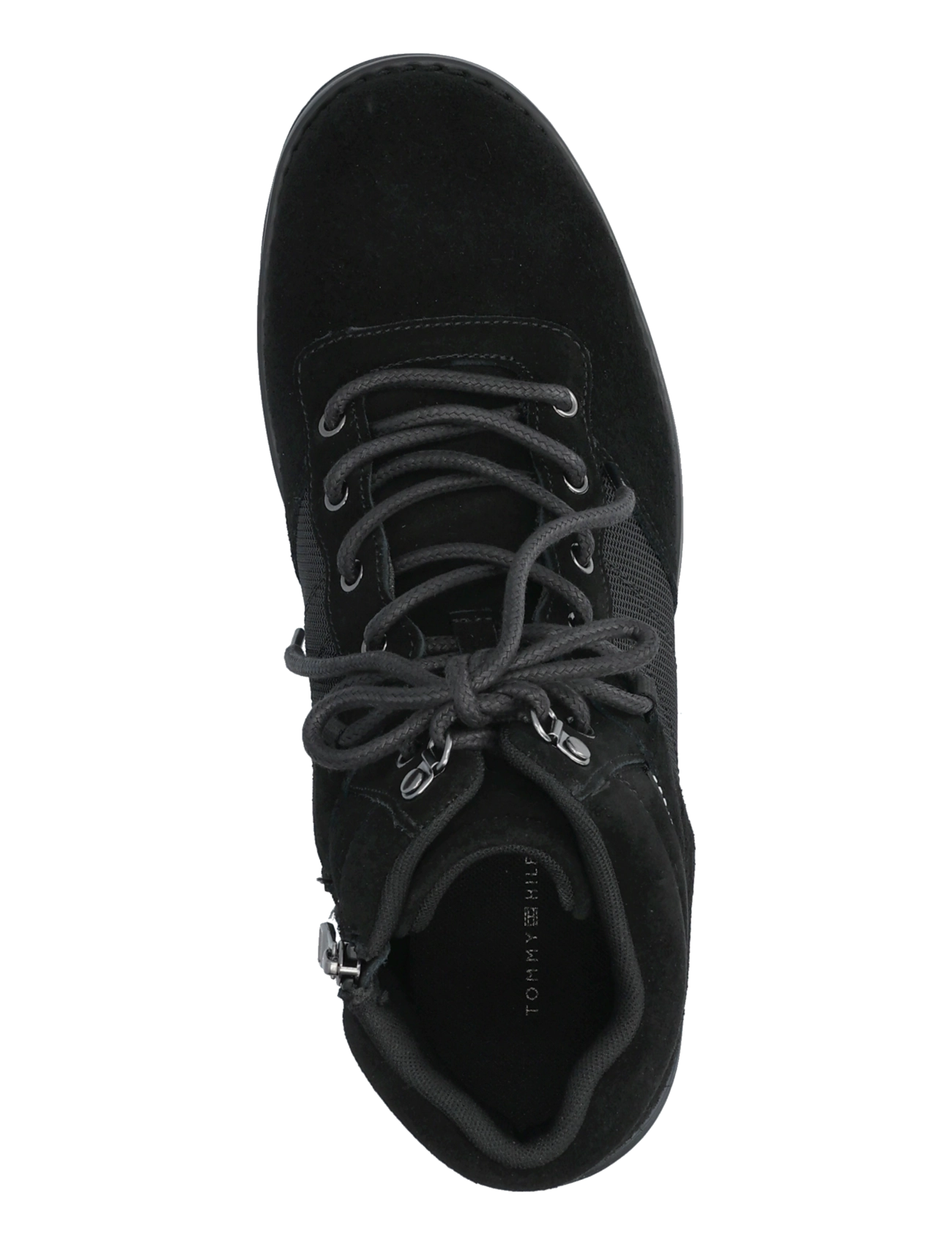 Tommy Hilfiger - CORPORATE OUTDOOR SUEDE BOOT - schnürstiefel - black - 3
