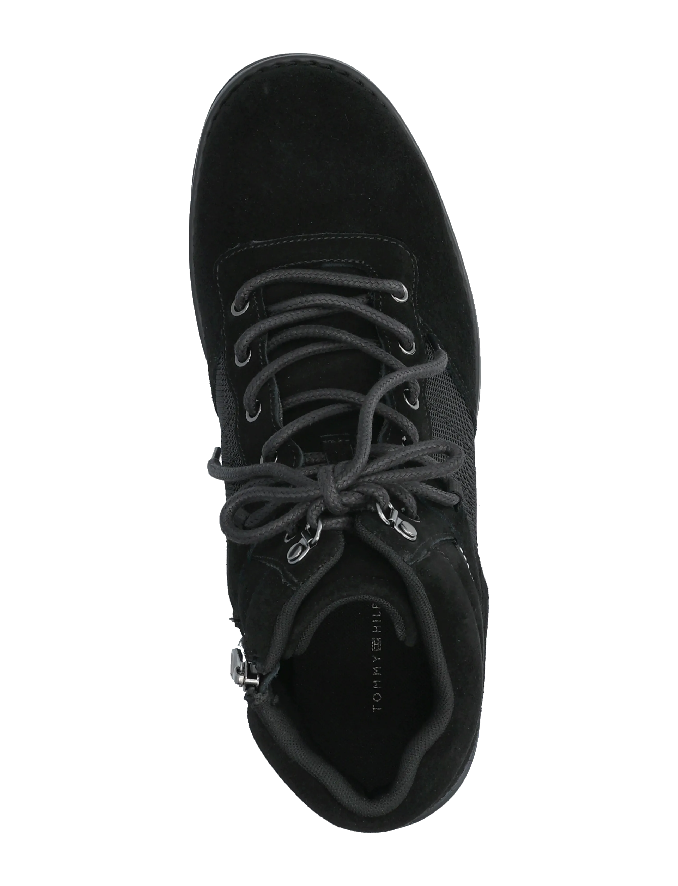 Tommy Hilfiger - CORPORATE OUTDOOR SUEDE BOOT - schnürstiefel - black - 3