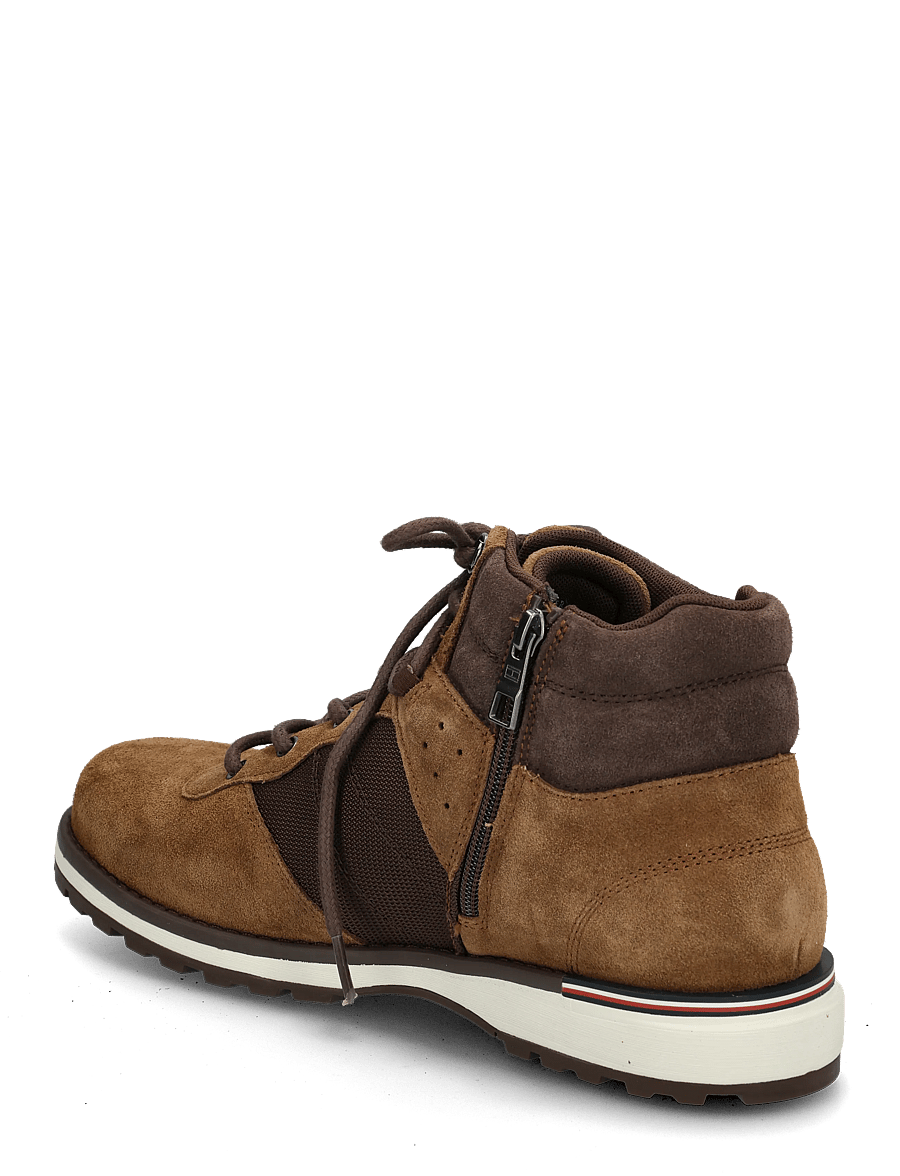 Tommy Hilfiger - CORPORATE OUTDOOR SUEDE BOOT - schnürstiefel - coconut grove - 1