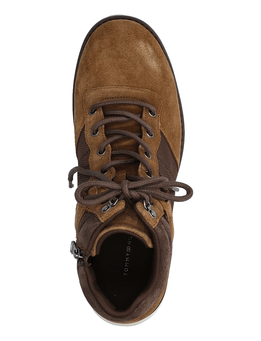 Tommy Hilfiger - CORPORATE OUTDOOR SUEDE BOOT - schnürstiefel - coconut grove - 3