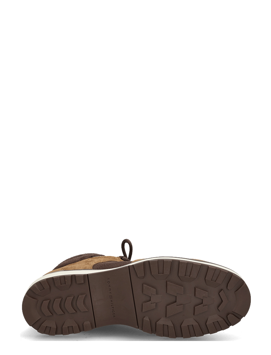 Tommy Hilfiger - CORPORATE OUTDOOR SUEDE BOOT - schnürstiefel - coconut grove - 4
