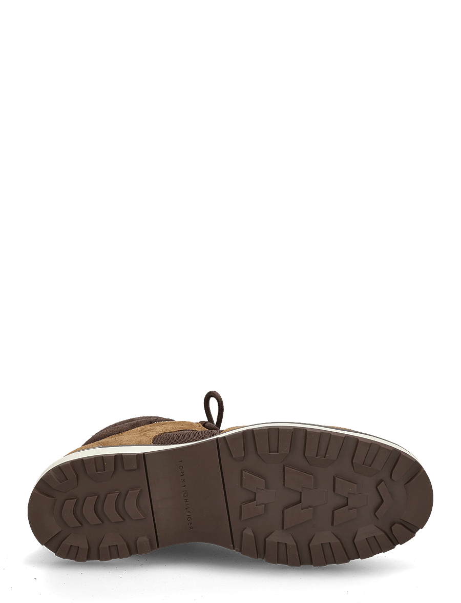 Tommy Hilfiger - CORPORATE OUTDOOR SUEDE BOOT - schnürstiefel - coconut grove - 4