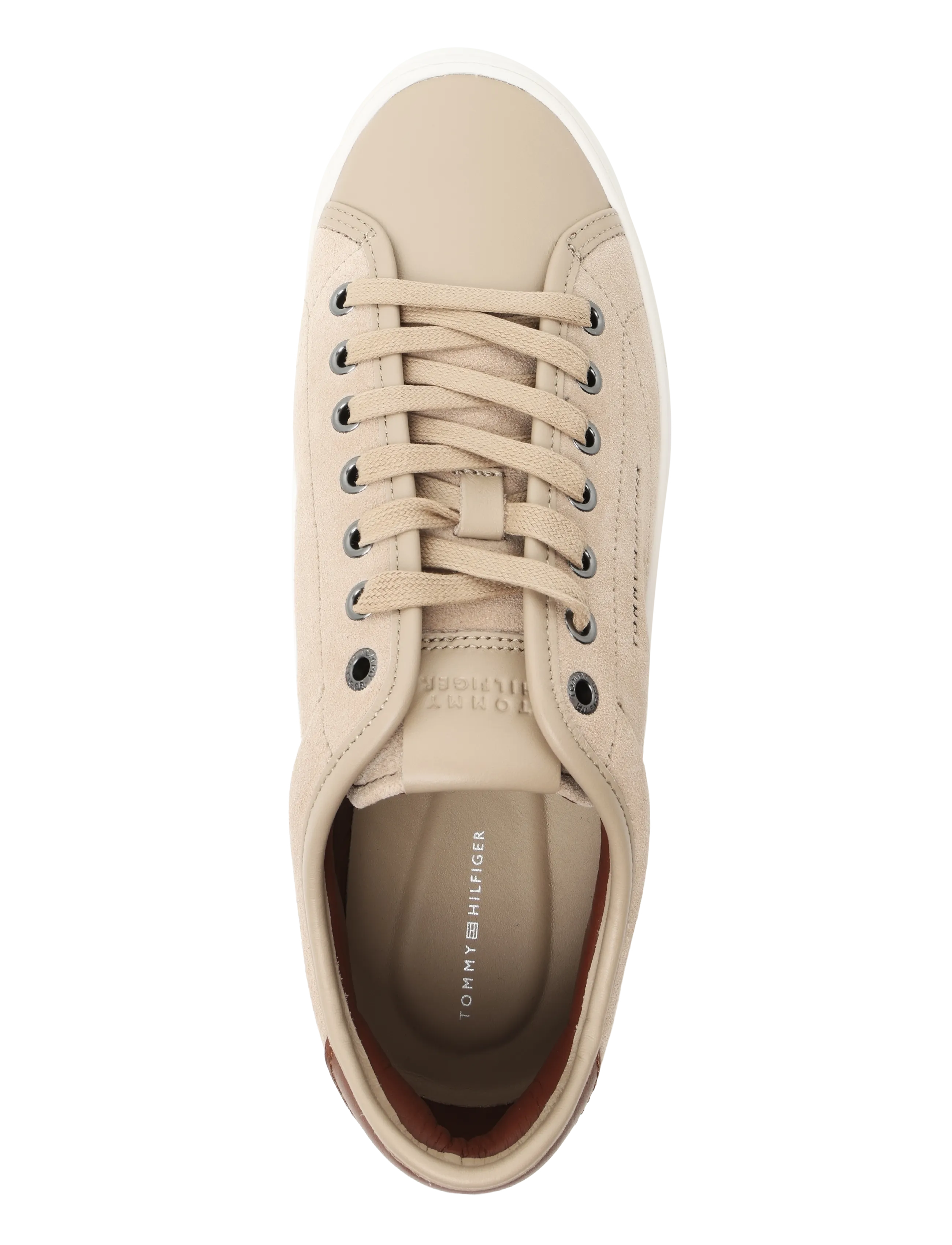 Tommy Hilfiger - DRESS CASUAL MIX SNEAKERS - låga sneakers - horseradish - 3
