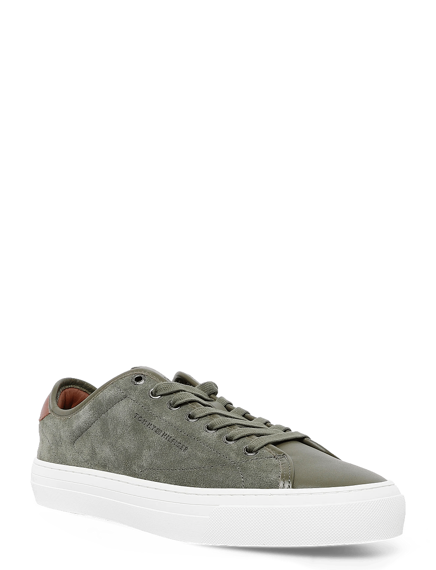 Tommy Hilfiger - DRESS CASUAL MIX SNEAKERS - low-top sneaker - platinum olive - 0