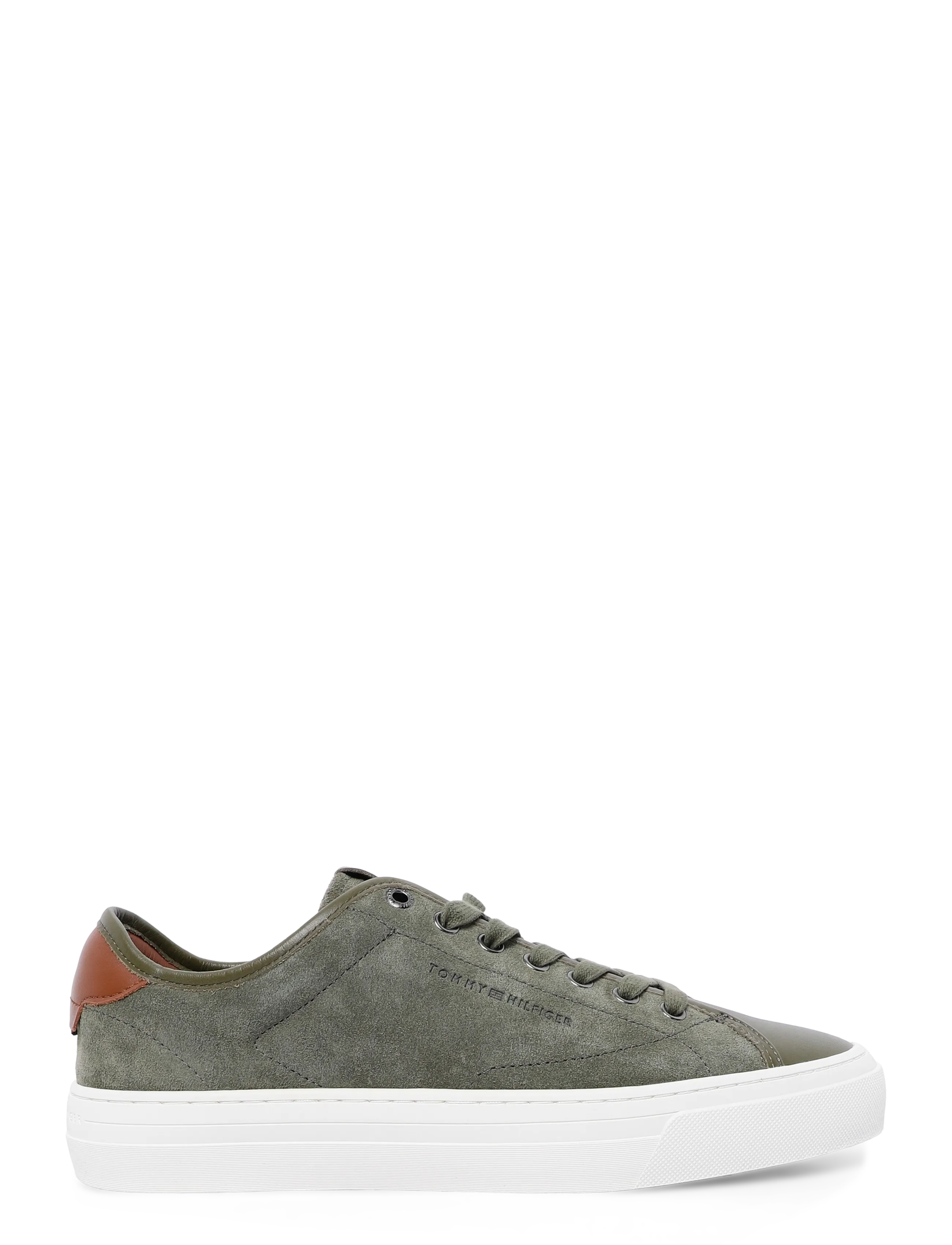 Tommy Hilfiger - DRESS CASUAL MIX SNEAKERS - platinum olive - 2