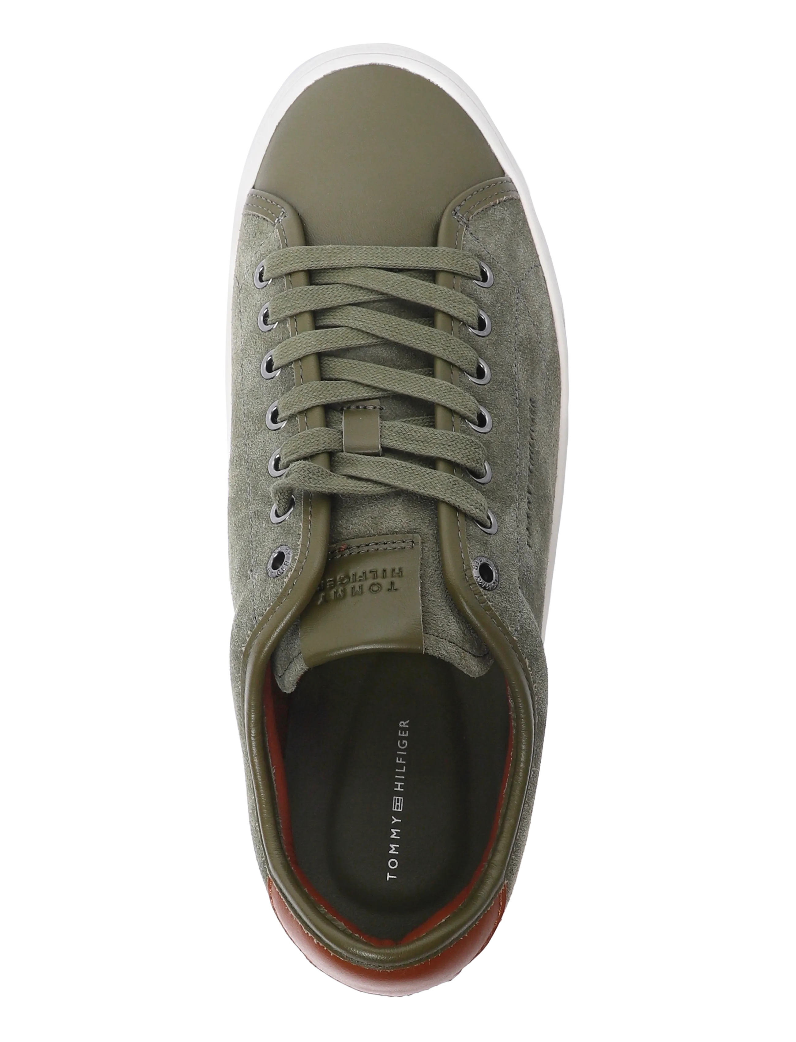 Tommy Hilfiger - DRESS CASUAL MIX SNEAKERS - platinum olive - 3