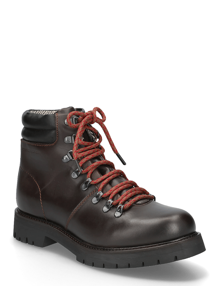 Tommy Hilfiger - ELEVATED OUTDOOR LTH WPM BOOT - kängor med snörning - brushed brown - 0