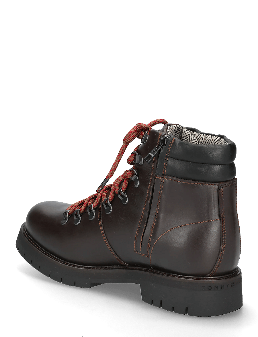 Tommy Hilfiger - ELEVATED OUTDOOR LTH WPM BOOT - kängor med snörning - brushed brown - 1