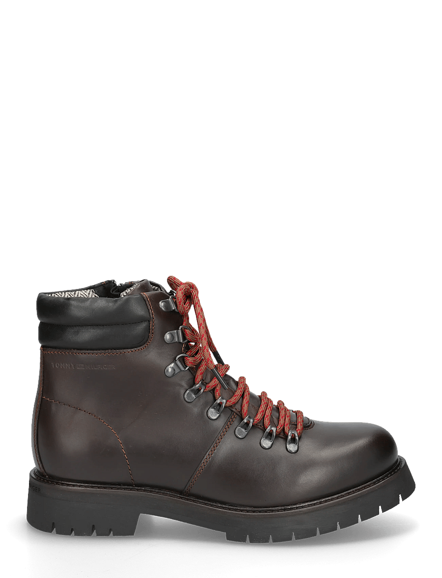 Tommy Hilfiger - ELEVATED OUTDOOR LTH WPM BOOT - kängor med snörning - brushed brown - 2