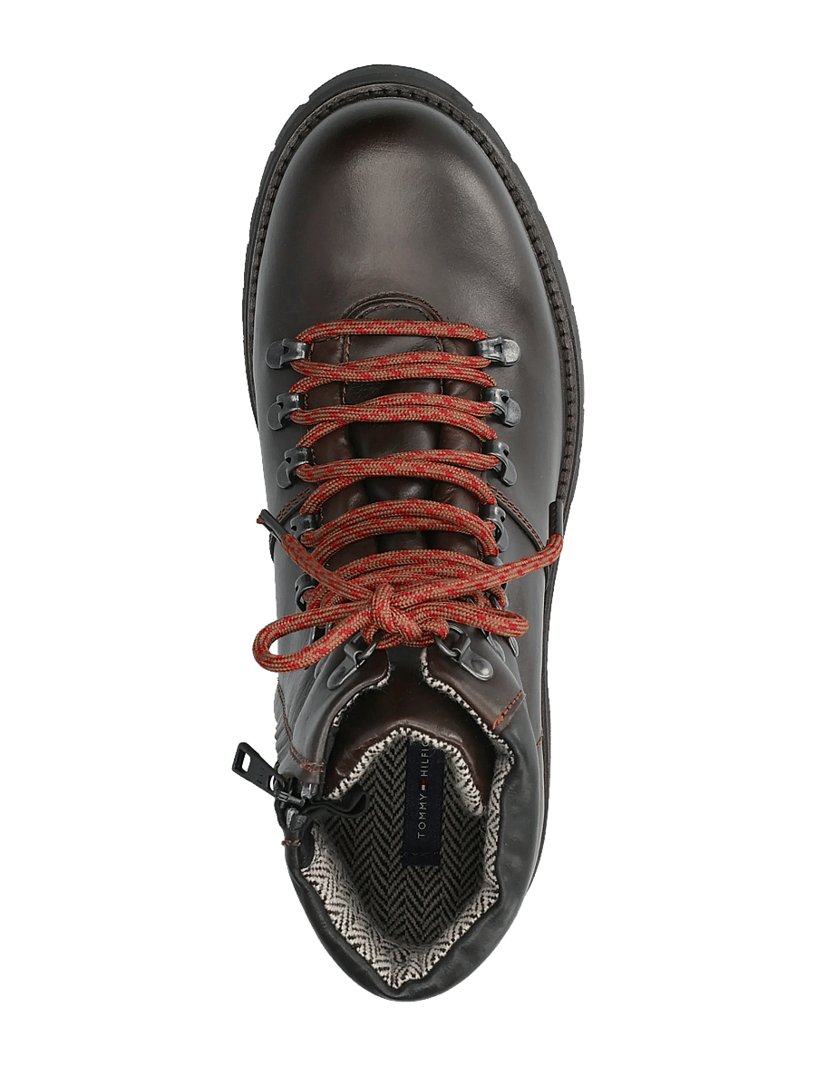 Tommy Hilfiger - ELEVATED OUTDOOR LTH WPM BOOT - kängor med snörning - brushed brown - 3