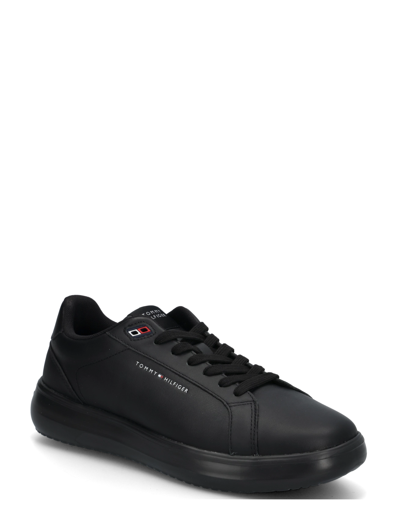 Tommy Hilfiger LIGHT CHUNKY LEATHER SNEAKER - Streetstyle - TRIPLE BLACK / black