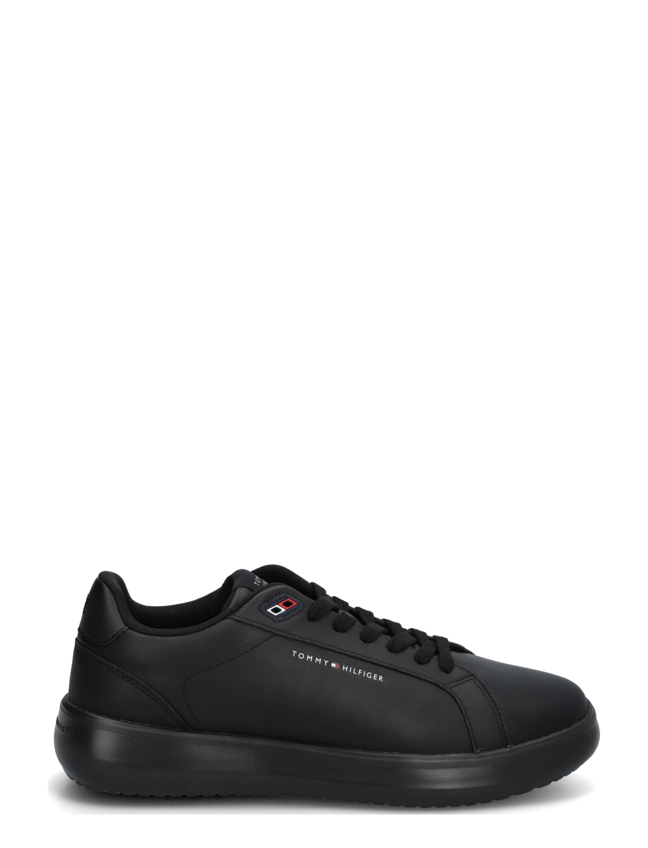 Tommy Hilfiger - LIGHT CHUNKY LEATHER SNEAKER - low tops - triple black - 2