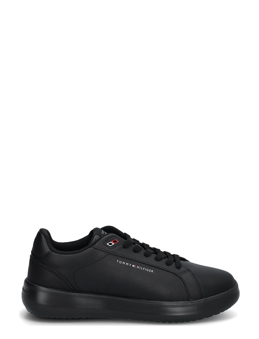 Tommy Hilfiger - LIGHT CHUNKY LEATHER SNEAKER - low tops - triple black - 2