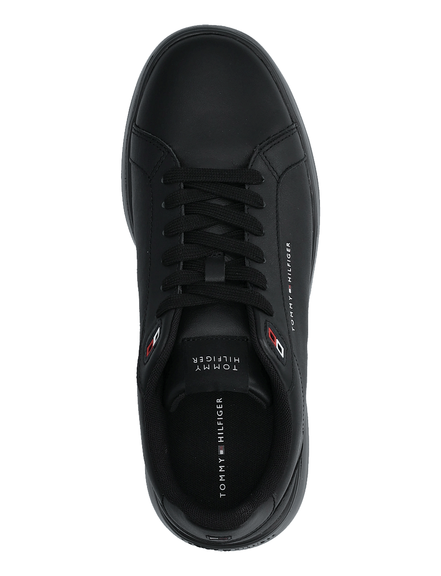 Tommy Hilfiger - LIGHT CHUNKY LEATHER SNEAKER - low tops - triple black - 3