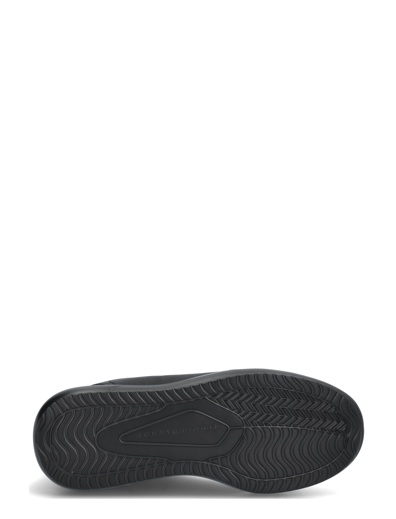 Tommy Hilfiger - LIGHT CHUNKY LEATHER SNEAKER - low tops - triple black - 4