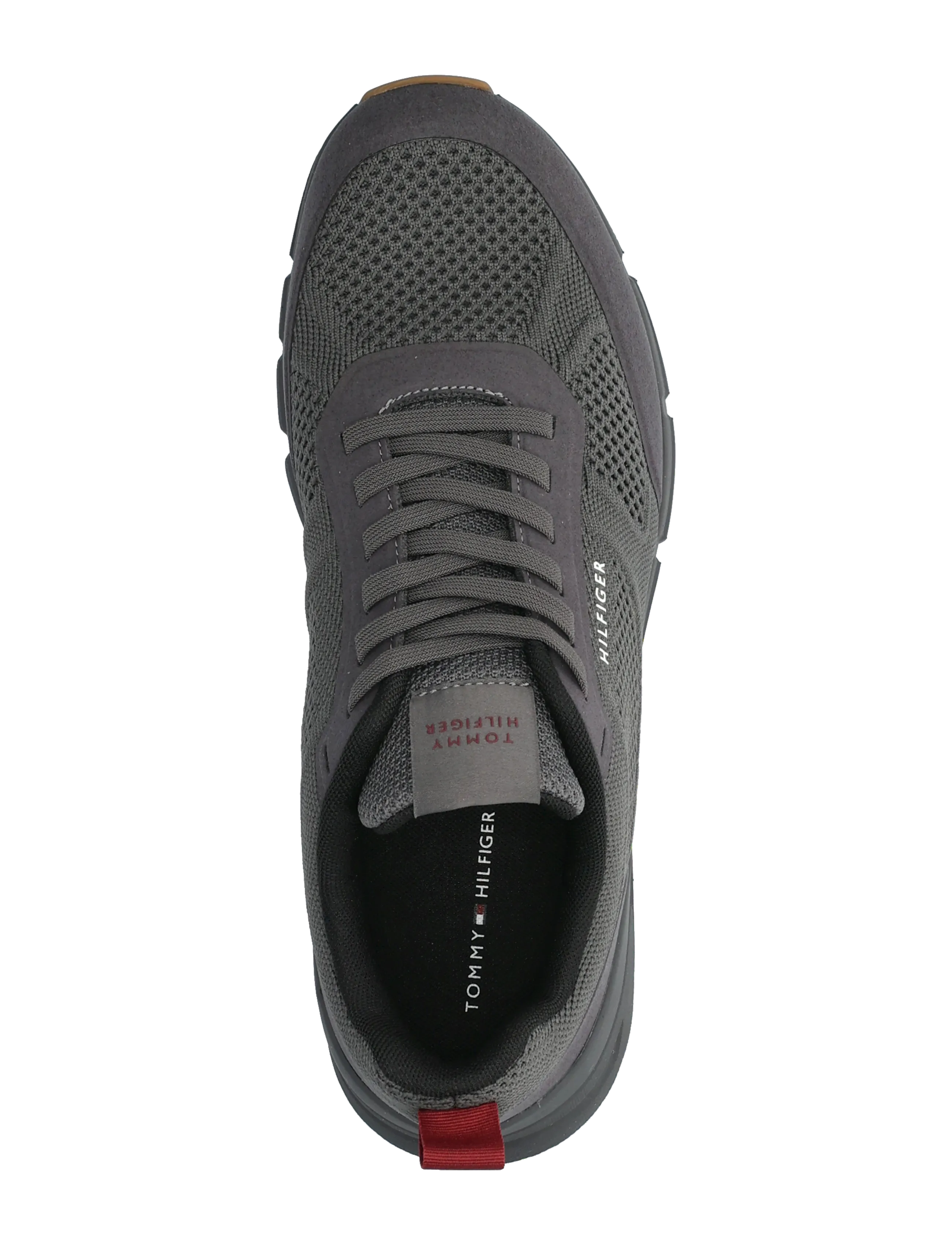 Tommy Hilfiger - LIGHT KNITTED HILFIGER RUNNER - shoppa efter tillfälle - dark ash - 3