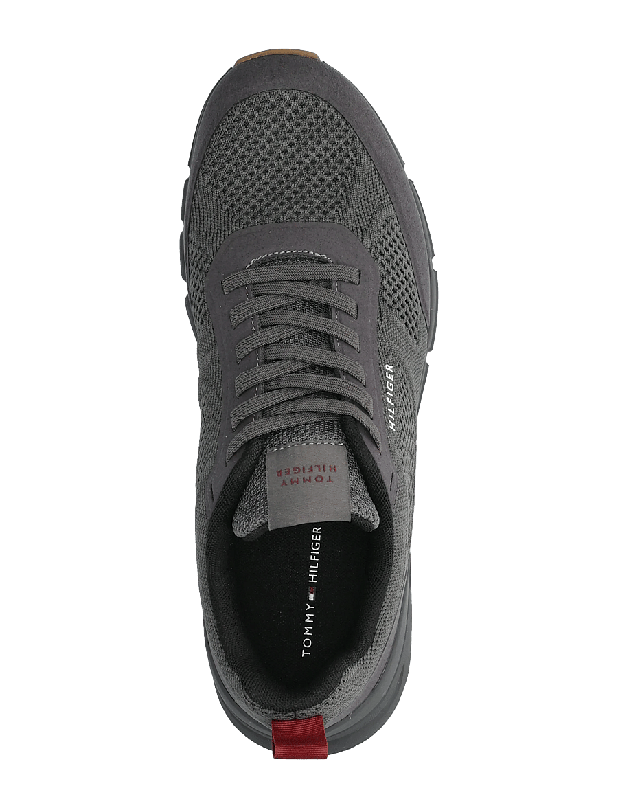 Tommy Hilfiger - LIGHT KNITTED HILFIGER RUNNER - shoppa efter tillfälle - dark ash - 3