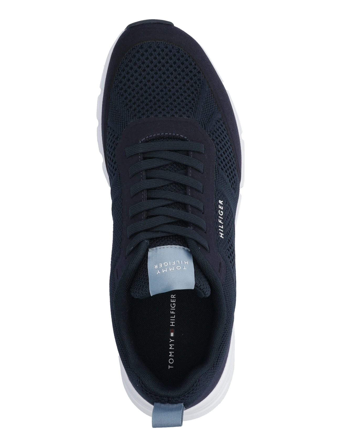 Tommy Hilfiger - LIGHT KNITTED HILFIGER RUNNER - low-top sneaker - navy blue - 3
