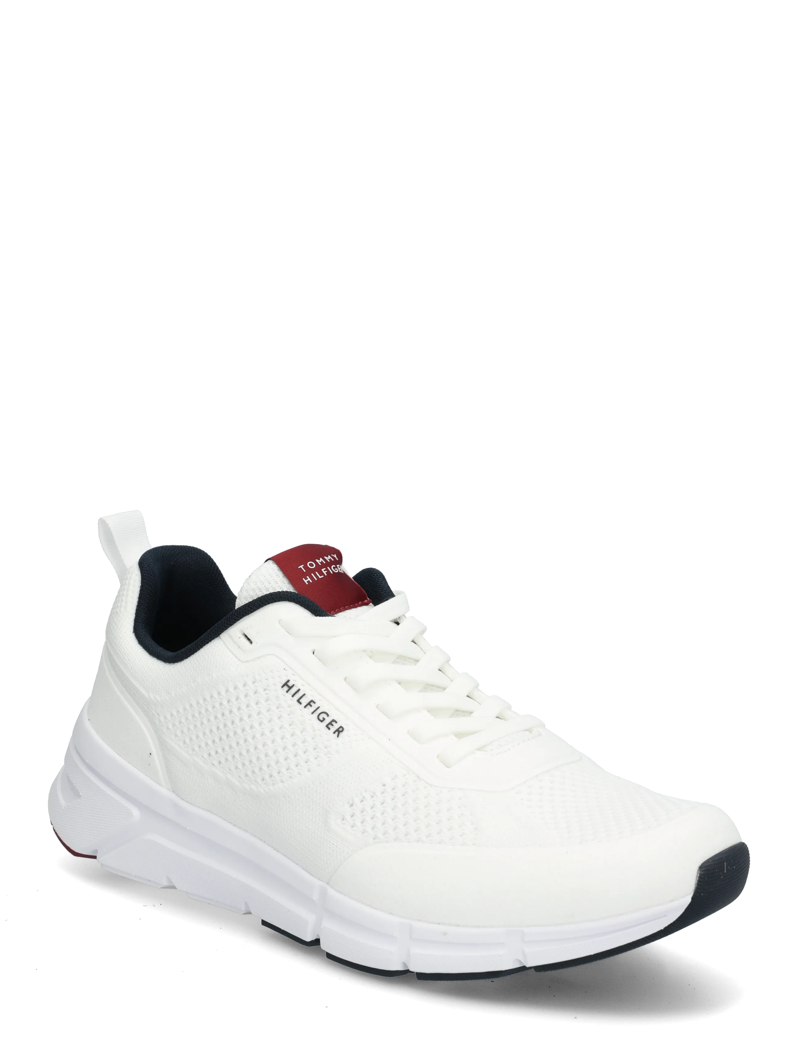Tommy Hilfiger LIGHT KNITTED HILFIGER RUNNER - Tommy Hilfiger - RWB / white