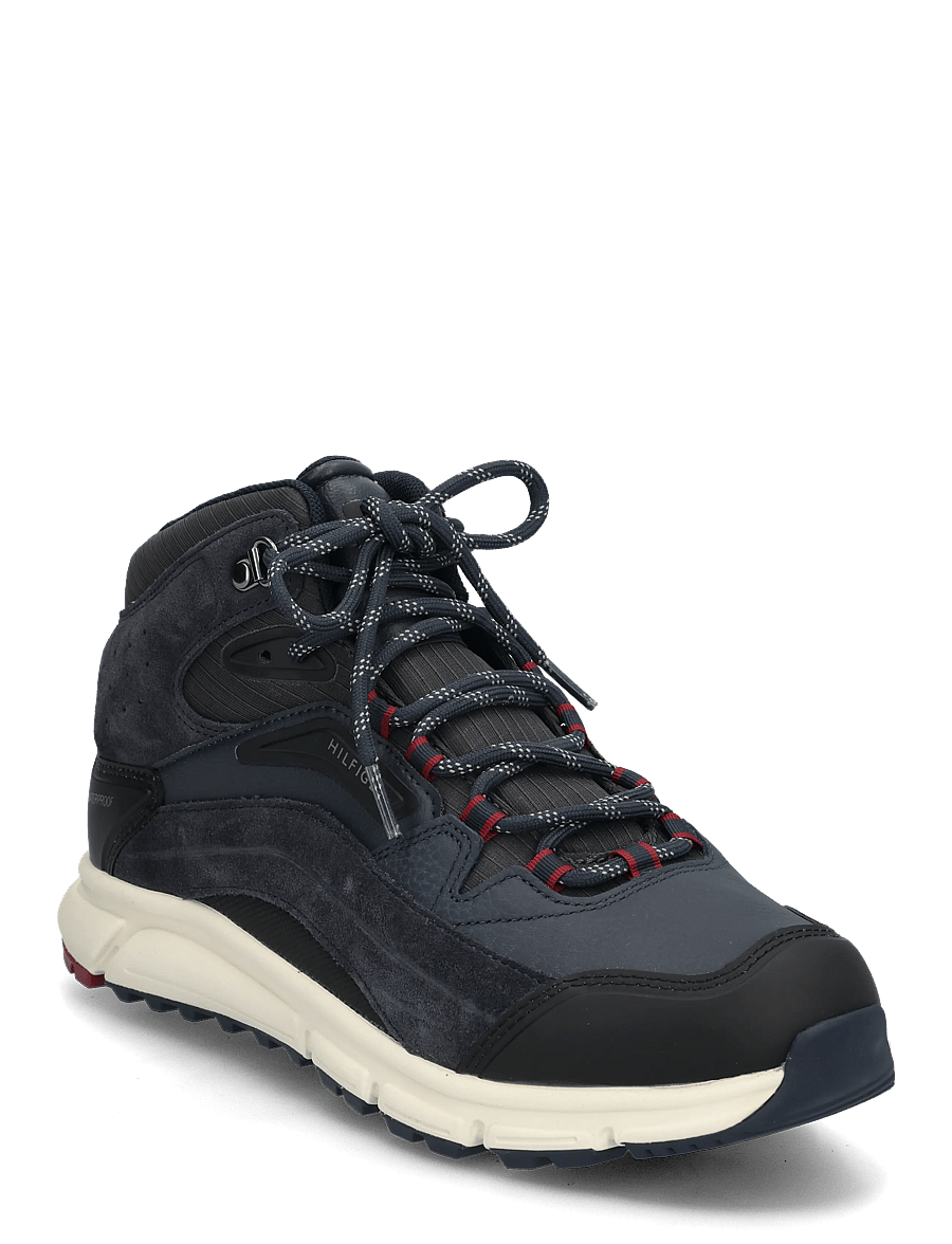 Tommy Hilfiger - HILFIGER WP MIX CHUKKA RUNNER - chukka boots - navy blue - 0