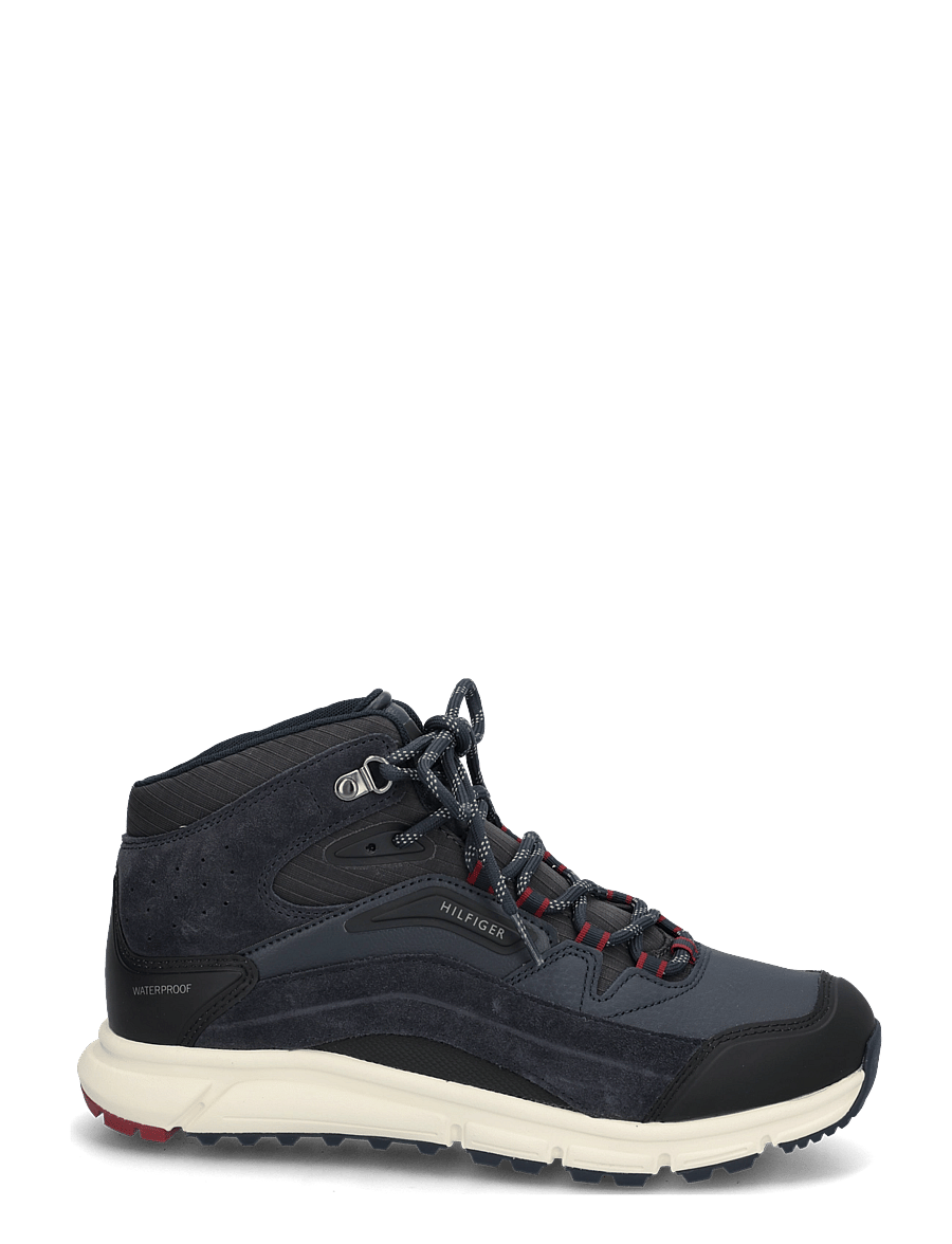 Tommy Hilfiger - HILFIGER WP MIX CHUKKA RUNNER - chukka boots - navy blue - 2