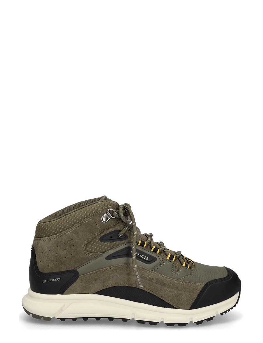 Tommy Hilfiger - HILFIGER WP MIX CHUKKA RUNNER - chukka boots - platinum olive - 2