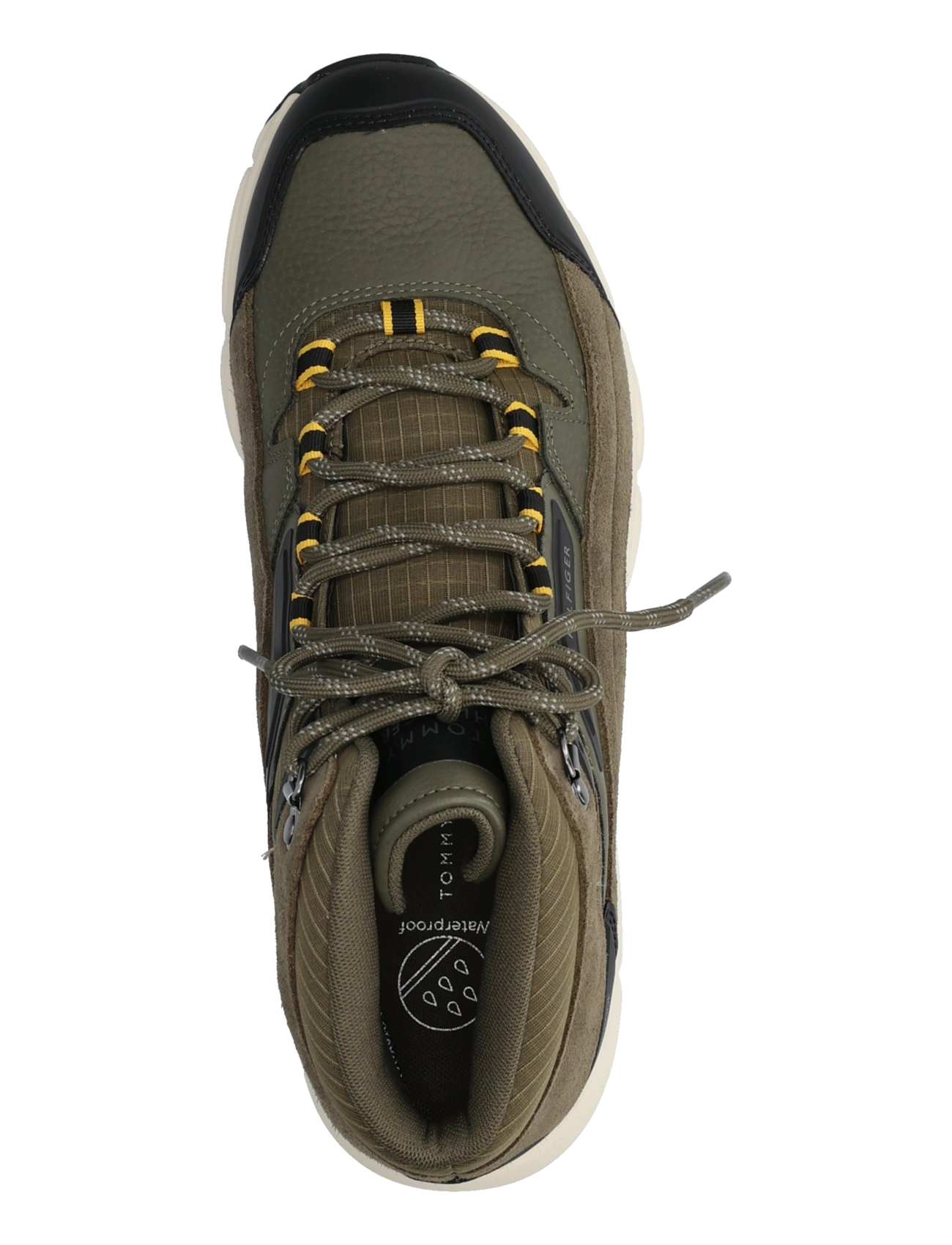 Tommy Hilfiger - HILFIGER WP MIX CHUKKA RUNNER - chukka boots - platinum olive - 3