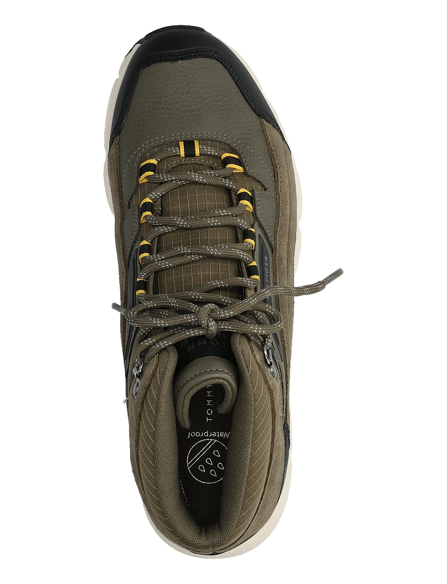 Tommy Hilfiger - HILFIGER WP MIX CHUKKA RUNNER - chukka boots - platinum olive - 3