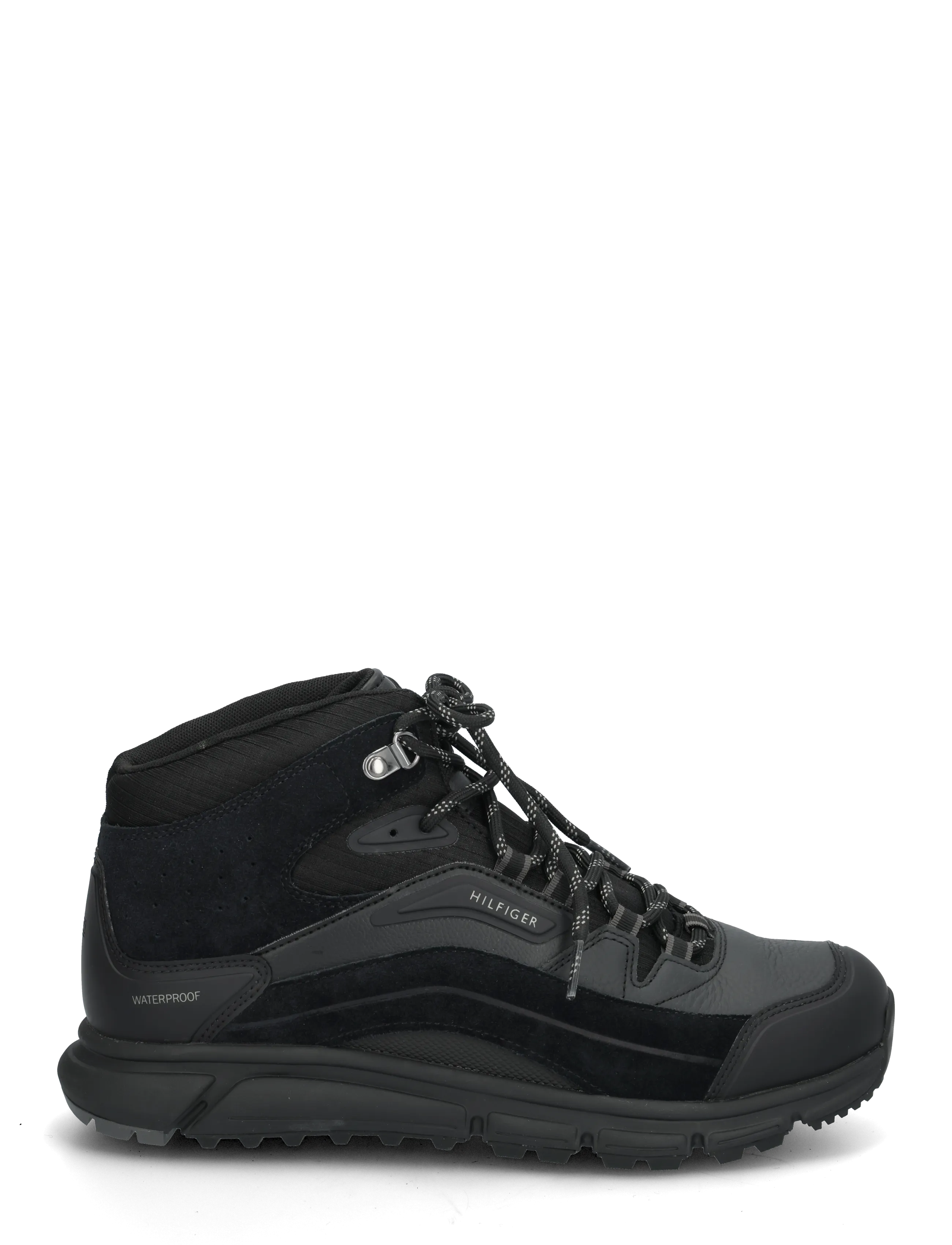 Tommy Hilfiger - HILFIGER WP MIX CHUKKA RUNNER - chukka boots - triple black - 2
