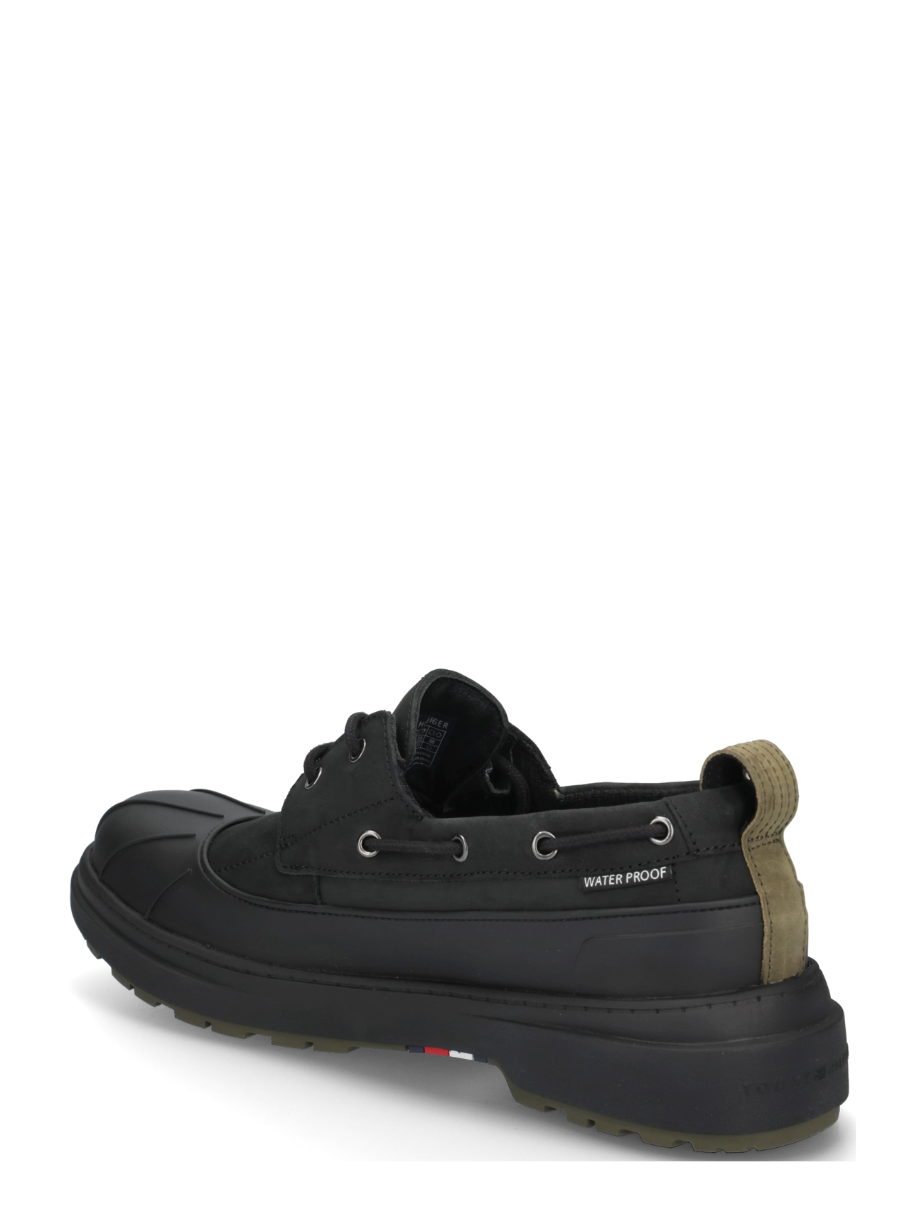 Tommy Hilfiger - OUTDOOR RUBBER LTH SHOE WPM - black - 1