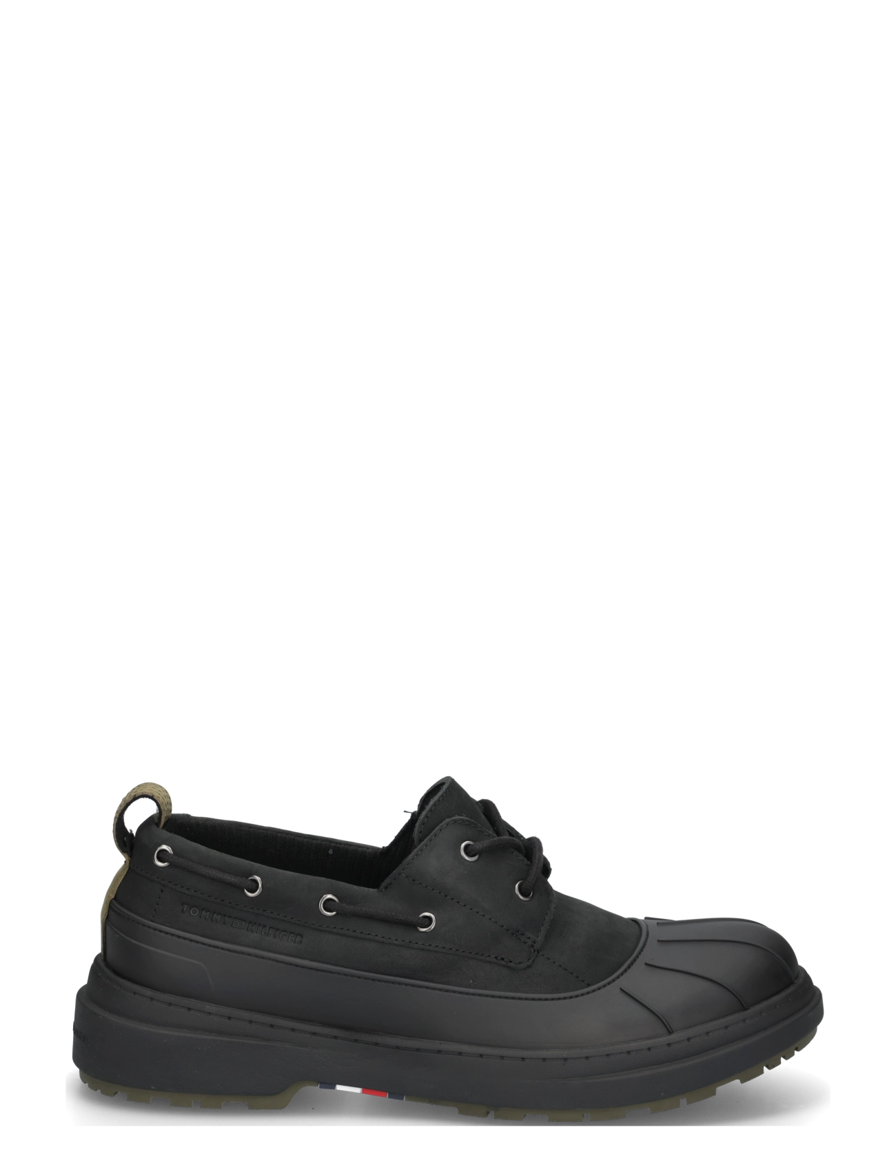 Tommy Hilfiger - OUTDOOR RUBBER LTH SHOE WPM - black - 2