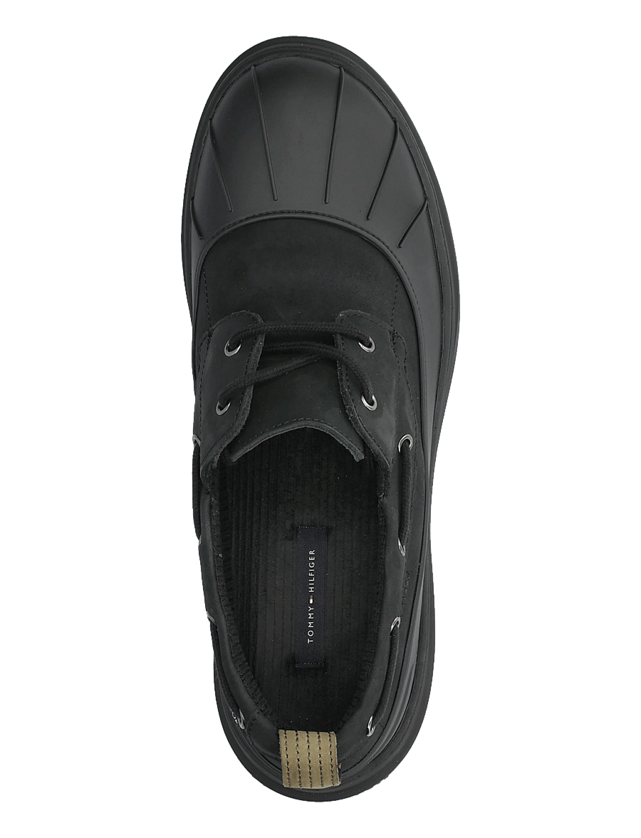 Tommy Hilfiger - OUTDOOR RUBBER LTH SHOE WPM - osta olukorra järgi - black - 3