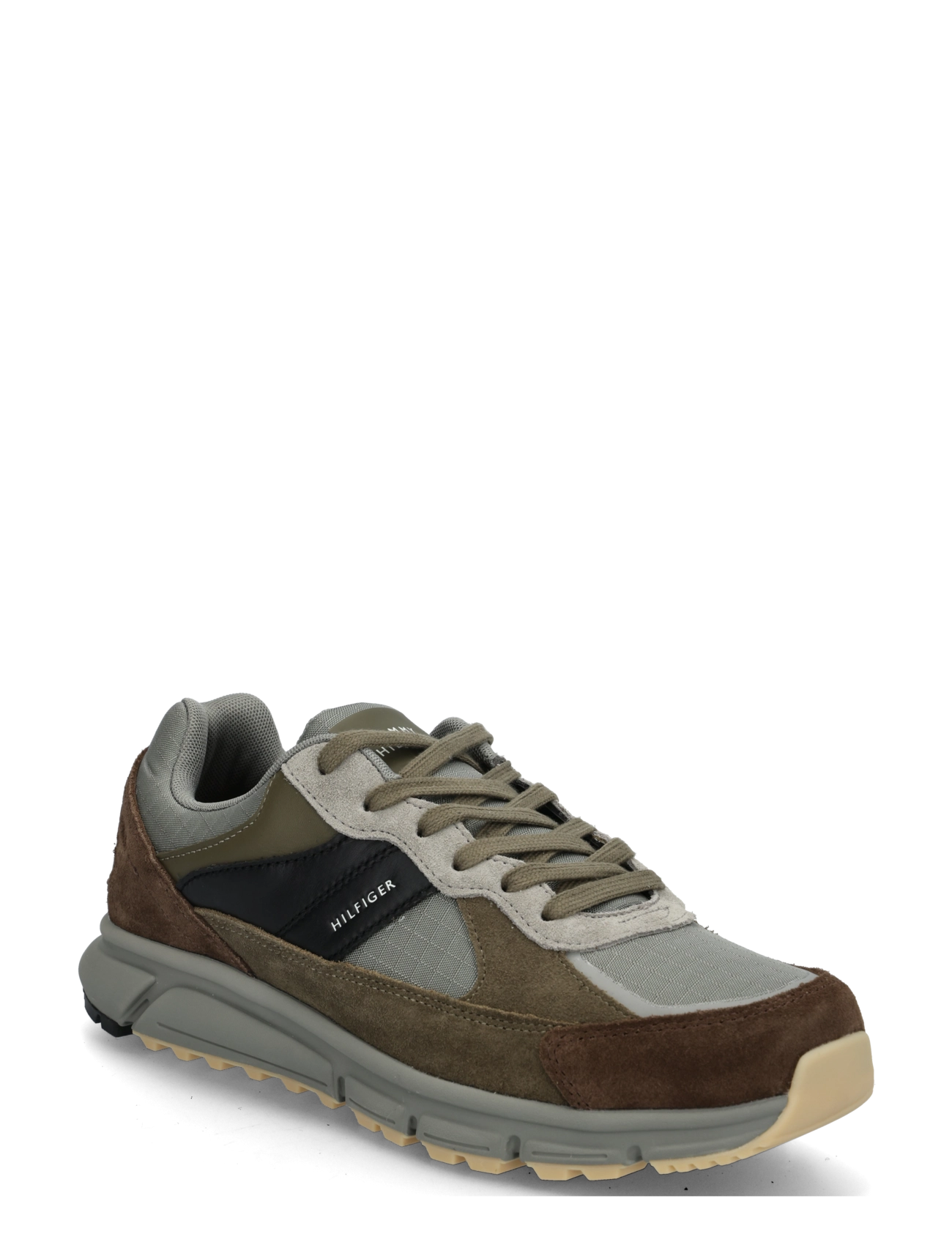 Tommy Hilfiger HILFIGER MIX MATERIAL RUNNER - Inspiratsioon - HYDROGEN GREY / grey
