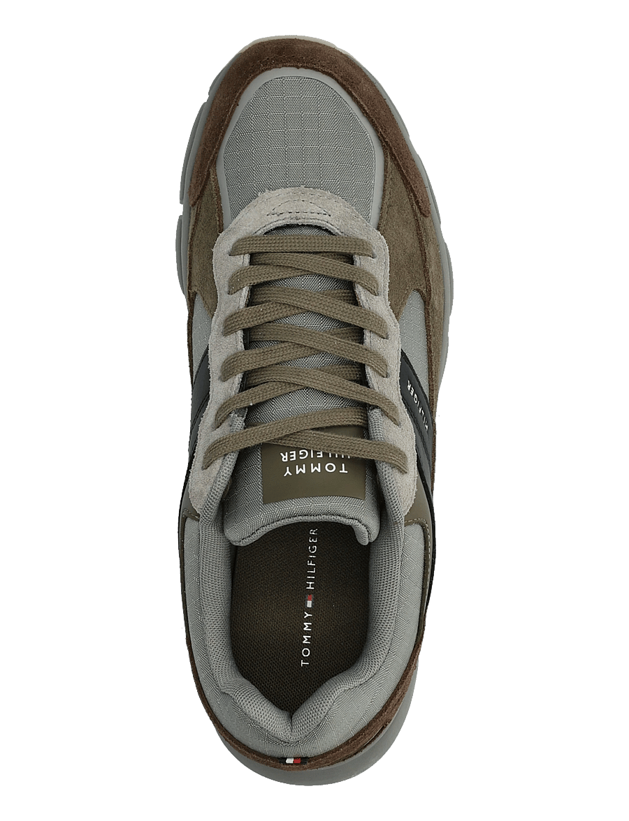 Tommy Hilfiger - HILFIGER MIX MATERIAL RUNNER - hydrogen grey - 3