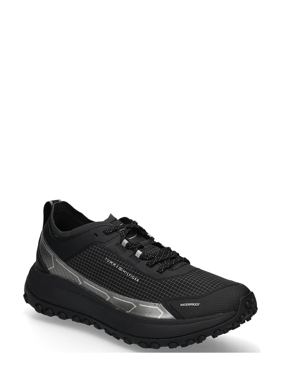 Tommy Hilfiger - THE CANYON X M MIX RUNNER WPM - lave sneakers - black - 0