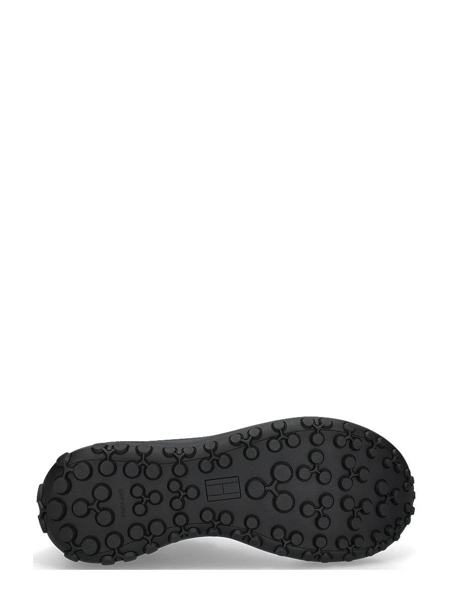 Tommy Hilfiger - THE CANYON X M MIX RUNNER WPM - lave sneakers - black - 4
