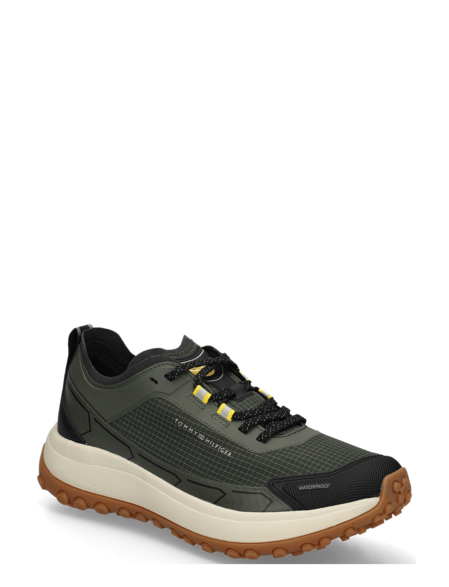 Tommy Hilfiger - THE CANYON X M MIX RUNNER WPM - low-top sneaker - pewter green - 0