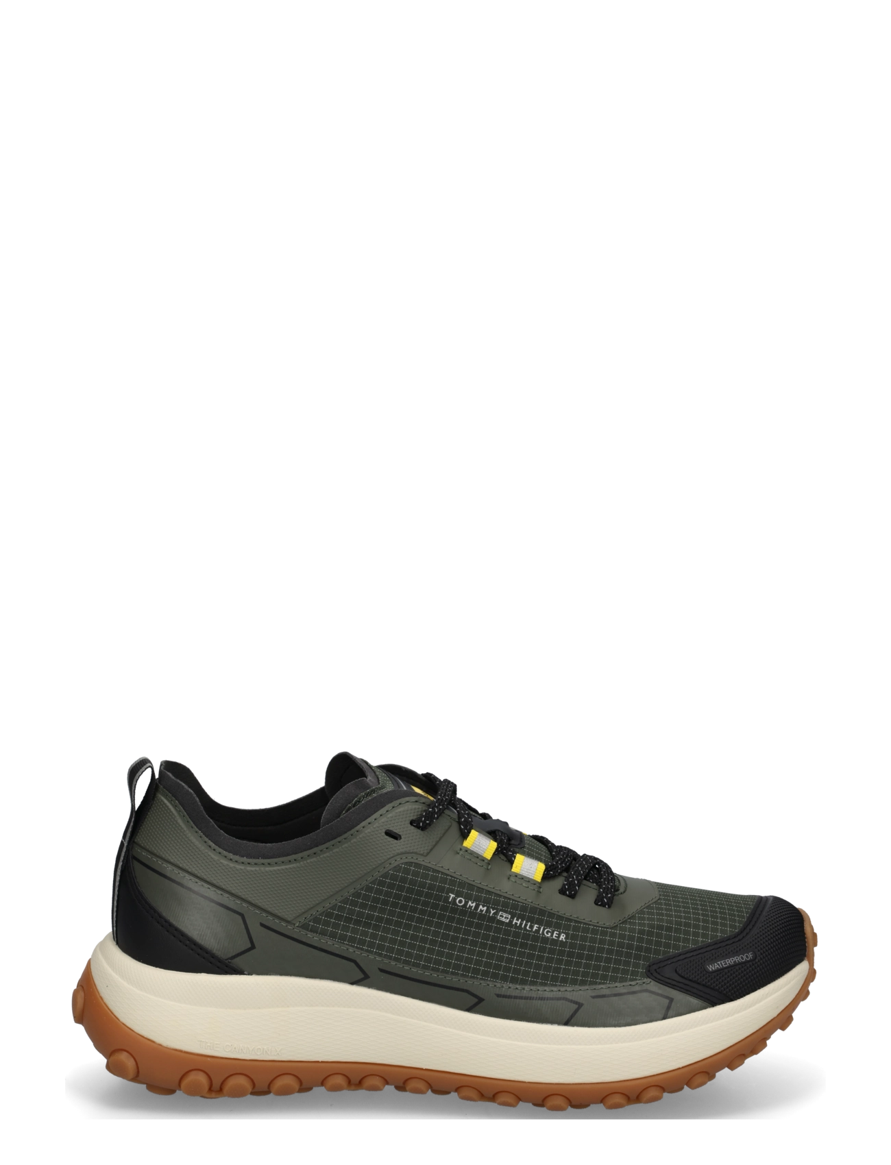 Tommy Hilfiger - THE CANYON X M MIX RUNNER WPM - pewter green - 2