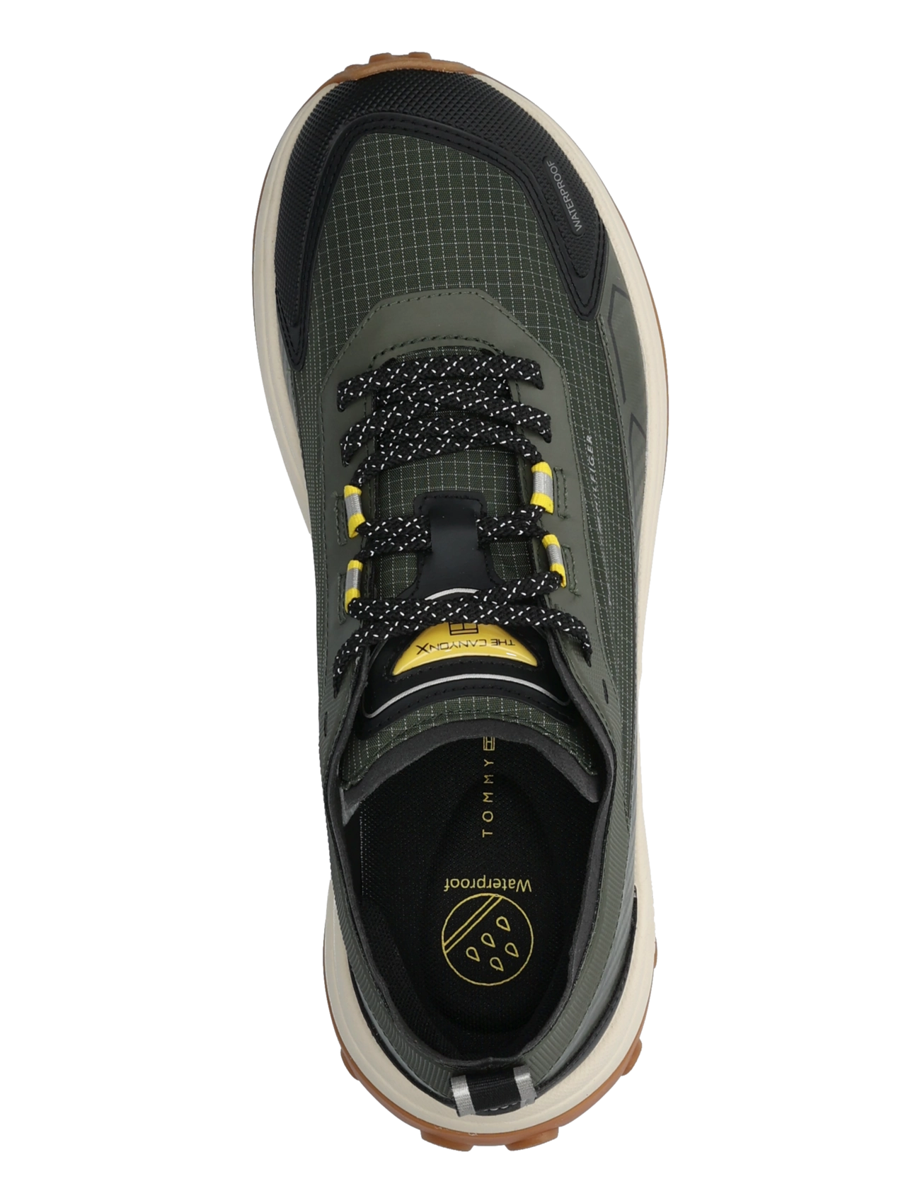 Tommy Hilfiger - THE CANYON X M MIX RUNNER WPM - pewter green - 3
