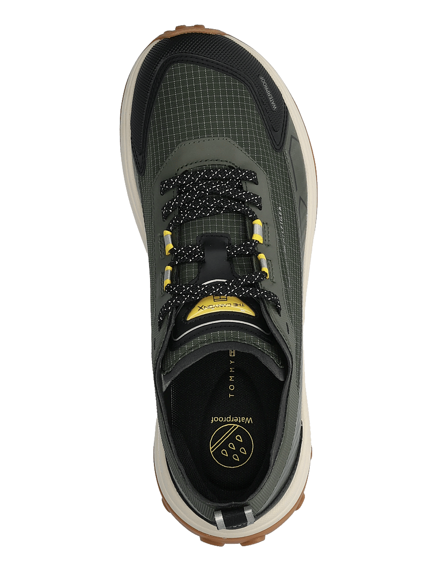Tommy Hilfiger - THE CANYON X M MIX RUNNER WPM - low-top sneaker - pewter green - 3