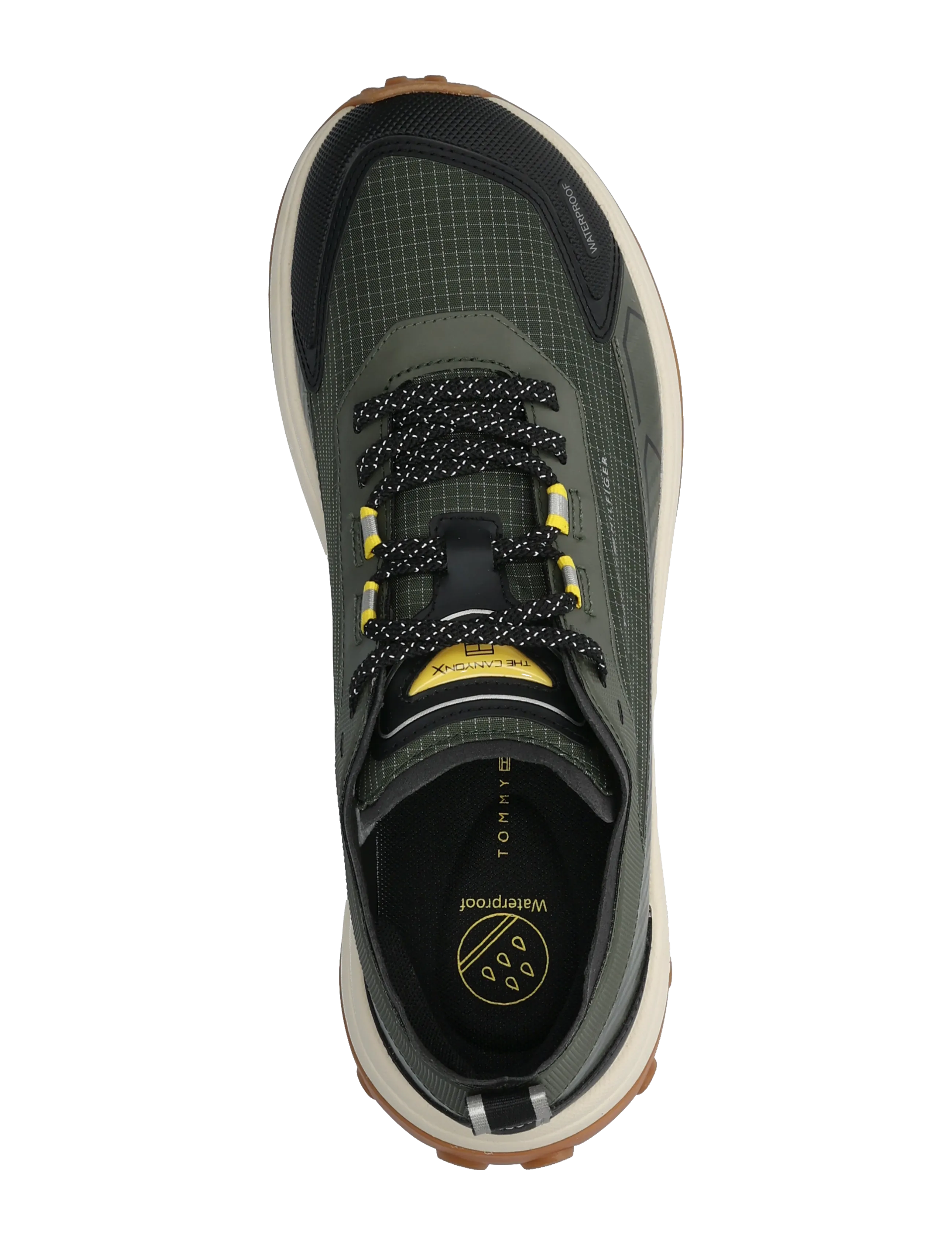 Tommy Hilfiger - THE CANYON X M MIX RUNNER WPM - nach anlass kaufen - pewter green - 3