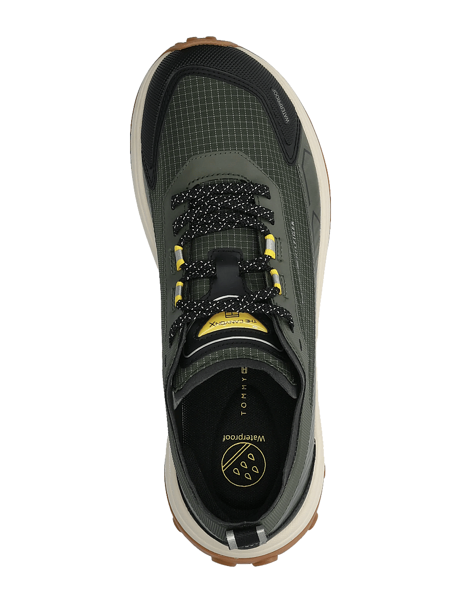 Tommy Hilfiger - THE CANYON X M MIX RUNNER WPM - nach anlass kaufen - pewter green - 3