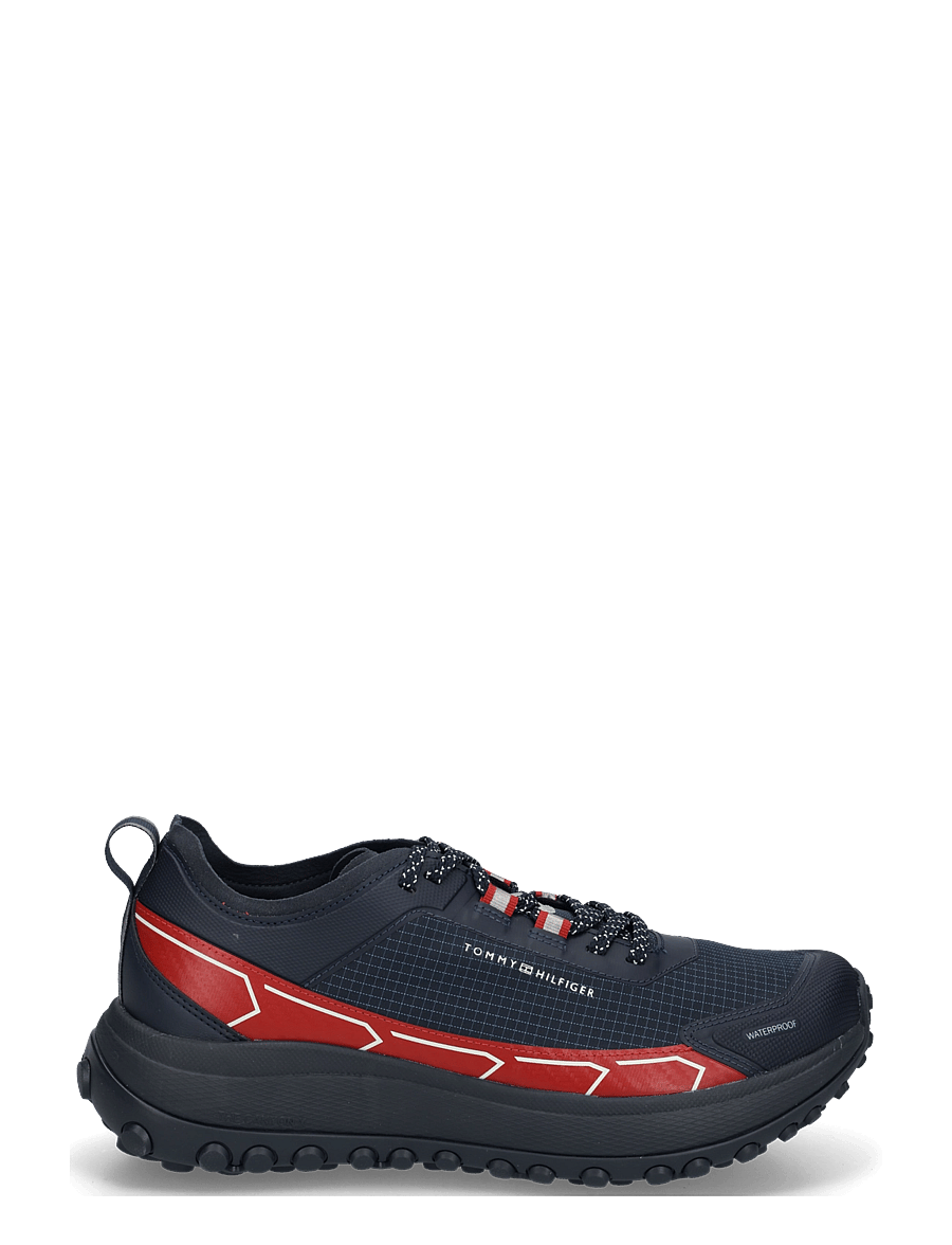 Tommy Hilfiger - THE CANYON X M MIX RUNNER WPM - lave sneakers - rwb - 2